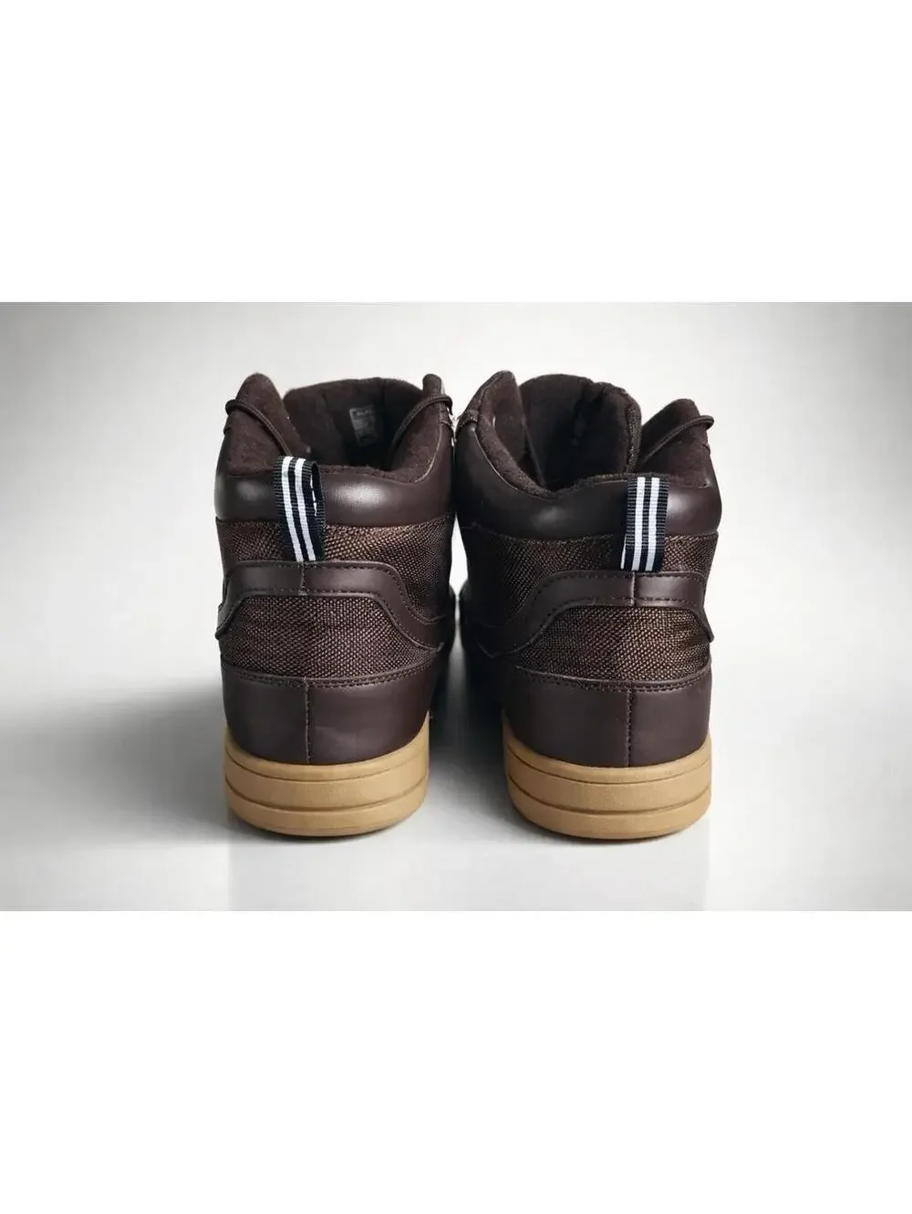 Nautica Men's Brown Duck Boot Sneakers - Rugged Style Meets Comfort